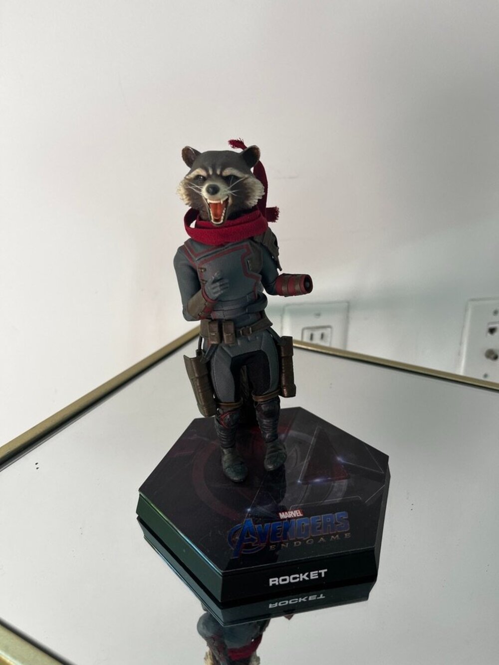 Marvel Avengers Rocket Figurine with Stand